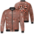 High OG Dusted Clay 1s Jacket Match 23 Hiphop 3D All-Over Print Graffiti Pattern - NastyJamz