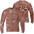 High OG Dusted Clay 1s Sweatshirt Match 23 Hiphop 3D All-Over Print Graffiti Pattern - NastyJamz