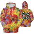 Mid GS Six Championships 1s Hoodie Match 23 Hiphop 3D All-Over Print Graffiti Pattern - NastyJamz