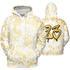 Sail 4s Hoodie Match 23 Hiphop 3D All-Over Print Graffiti Pattern - NastyJamz