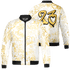 Sail 4s Jacket Match 23 Hiphop 3D All-Over Print Graffiti Pattern - NastyJamz