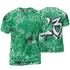 Lucky Green 5s T Shirt Match 23 Hiphop 3D All-Over Print Graffiti Pattern - NastyJamz