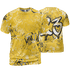 Yellow Ochre 6s T Shirt Match 23 Hiphop 3D All-Over Print Graffiti Pattern - NastyJamz
