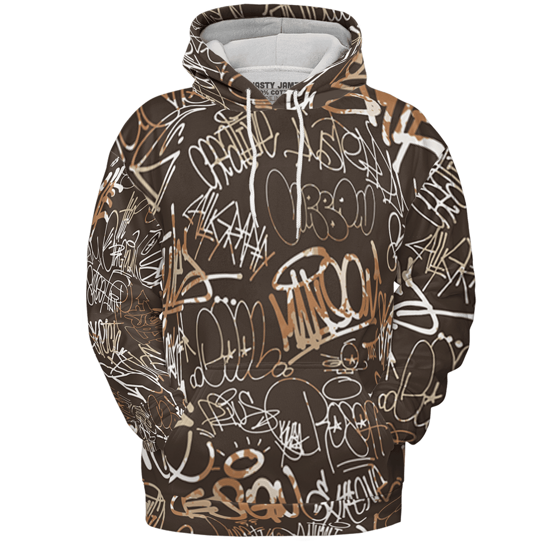 Jumpman Jack Hoodie Match 23 Hiphop 3D All-Over Print Graffiti Pattern - NastyJamz