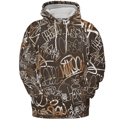 Jumpman Jack Hoodie Match 23 Hiphop 3D All-Over Print Graffiti Pattern - NastyJamz