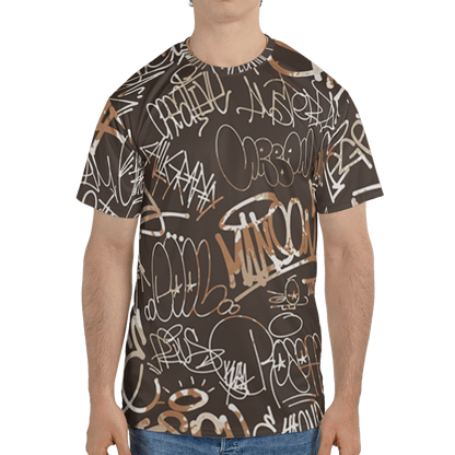 Jumpman Jack T Shirt Match 23 Hiphop 3D All-Over Print Graffiti Pattern - NastyJamz