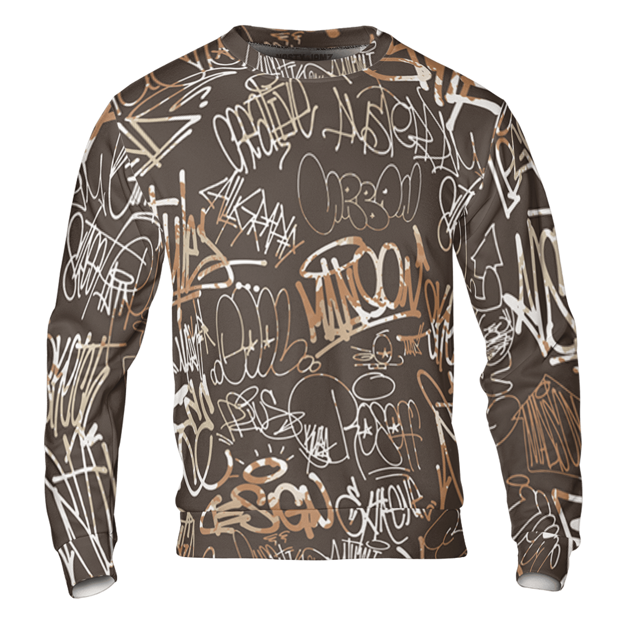Jumpman Jack Sweatshirt Match 23 Hiphop 3D All-Over Print Graffiti Pattern - NastyJamz
