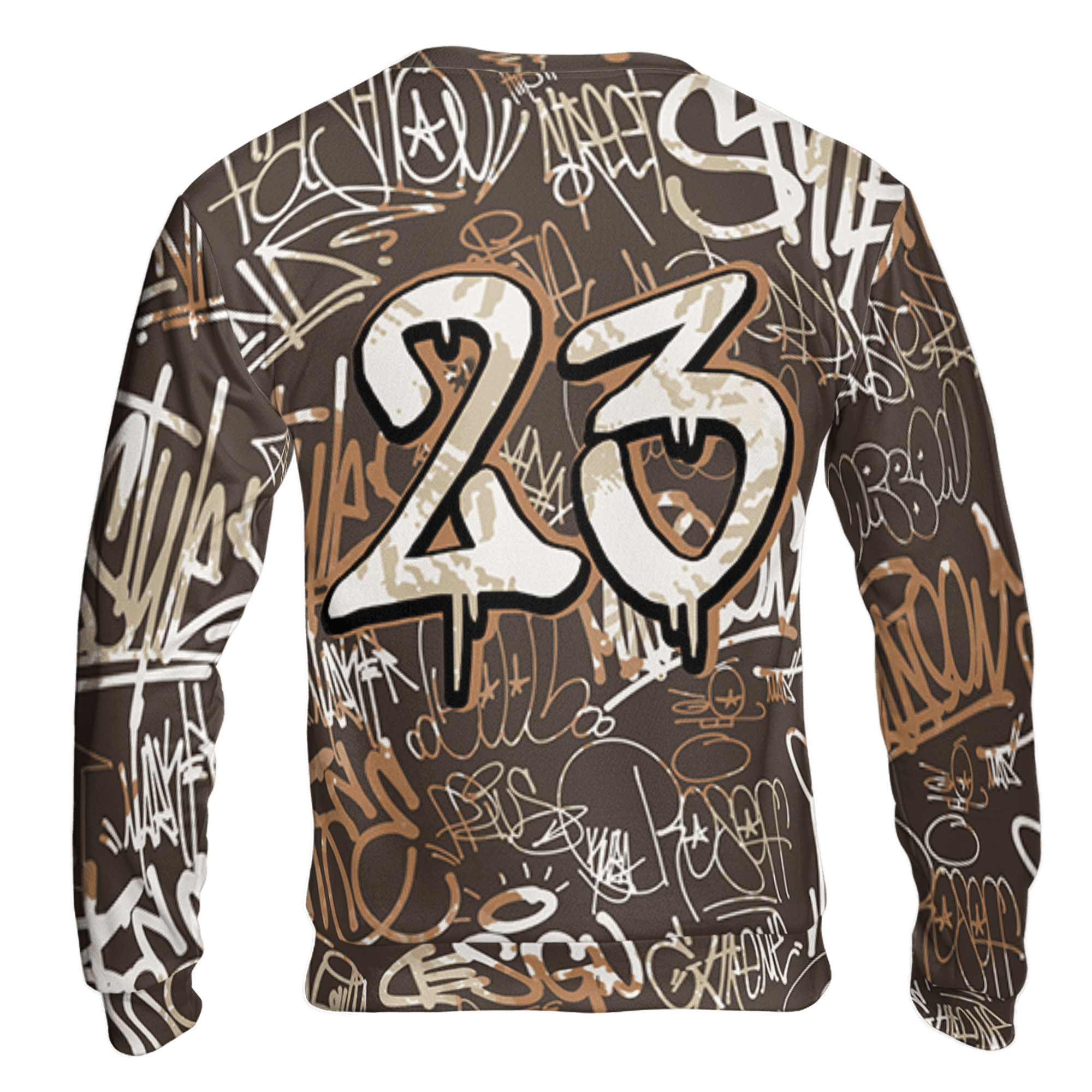 Jumpman Jack Sweatshirt Match 23 Hiphop 3D All-Over Print Graffiti Pattern - NastyJamz