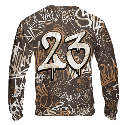 Jumpman Jack Sweatshirt Match 23 Hiphop 3D All-Over Print Graffiti Pattern - NastyJamz