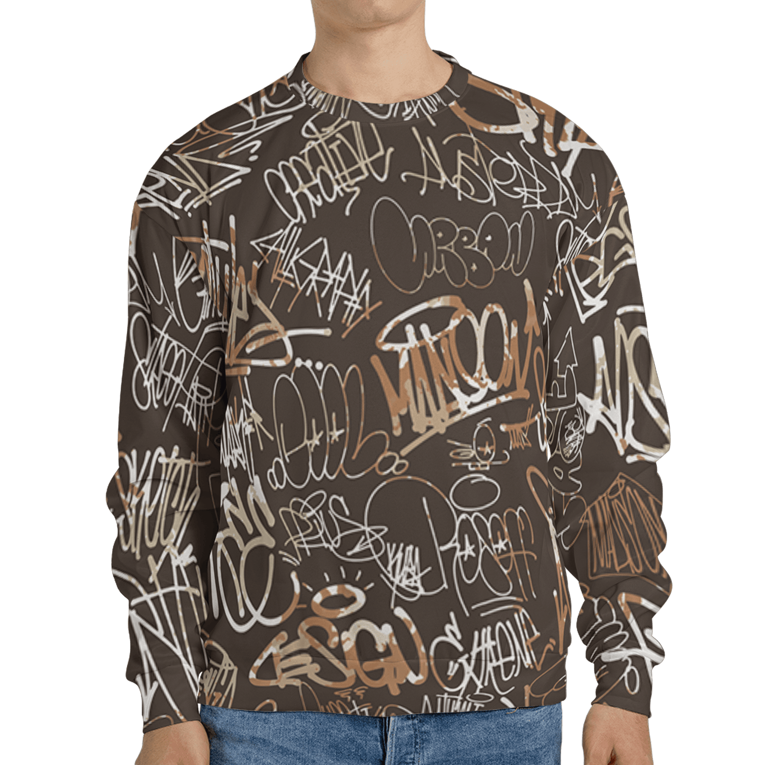 Jumpman Jack Sweatshirt Match 23 Hiphop 3D All-Over Print Graffiti Pattern - NastyJamz
