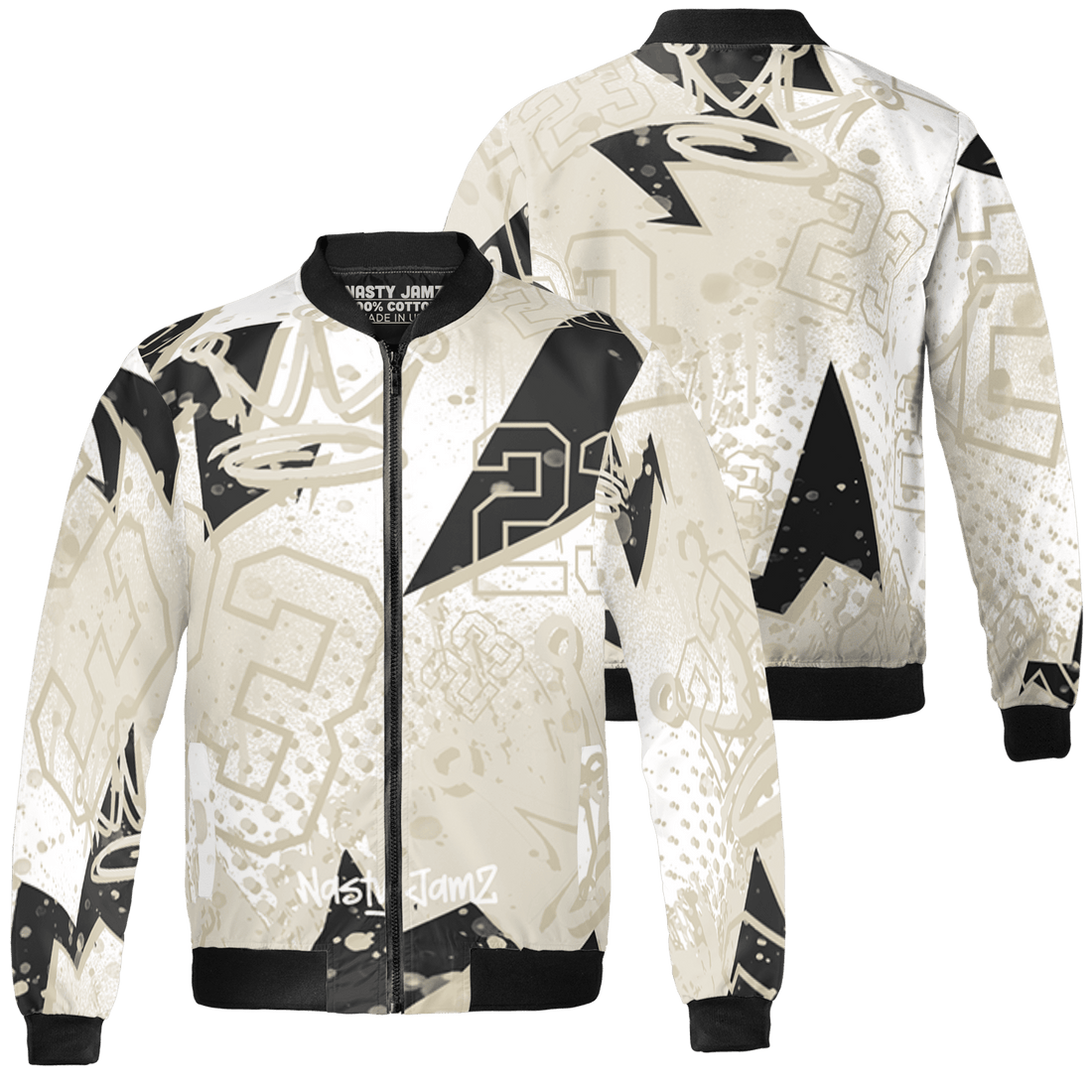 Gratitude 11s Jacket Match 23 King 3D All-Over Print Zigzag - NastyJamz