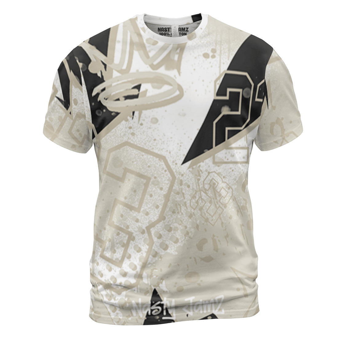 Gratitude 11s T Shirt Match 23 King 3D All-Over Print Zigzag - NastyJamz