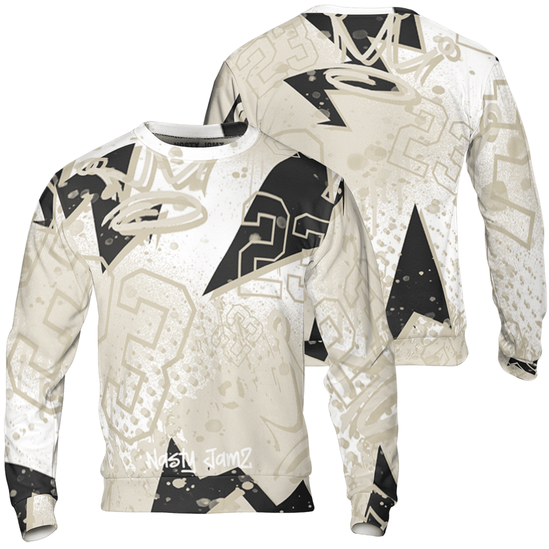 Gratitude 11s Sweatshirt Match 23 King 3D All-Over Print Zigzag - NastyJamz