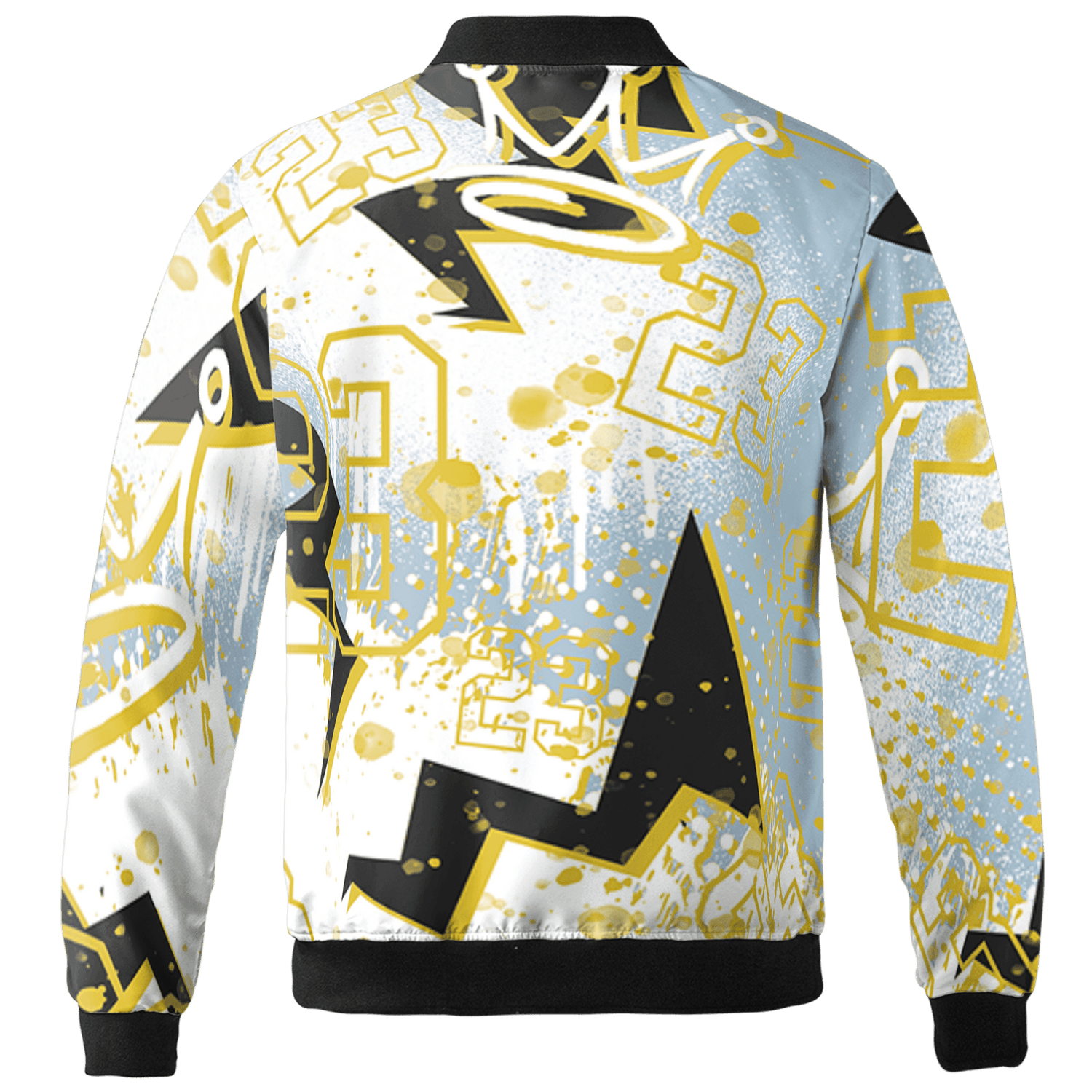 Blue Grey 13s Jacket Match 23 King 3D All-Over Print Zigzag - NastyJamz