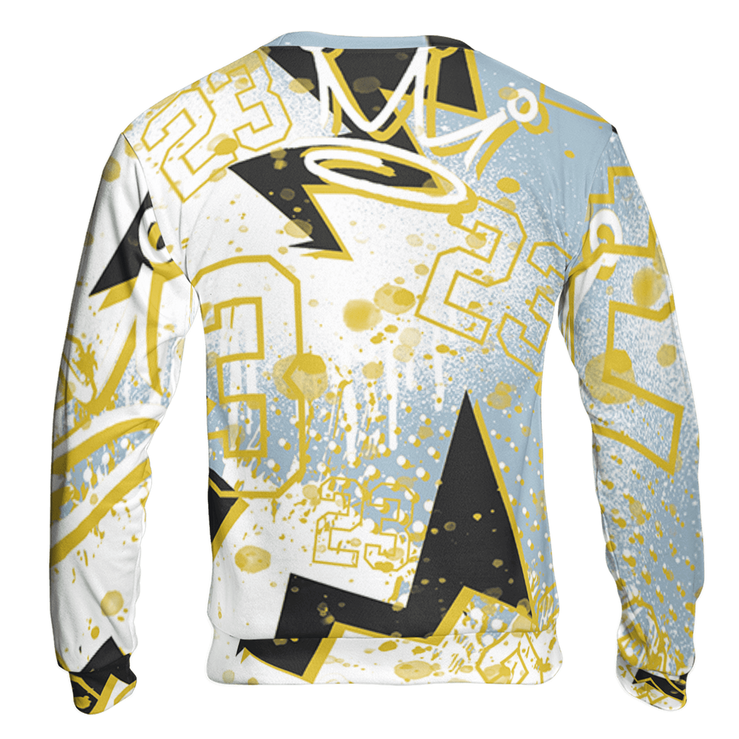 Blue Grey 13s Sweatshirt Match 23 King 3D All-Over Print Zigzag - NastyJamz