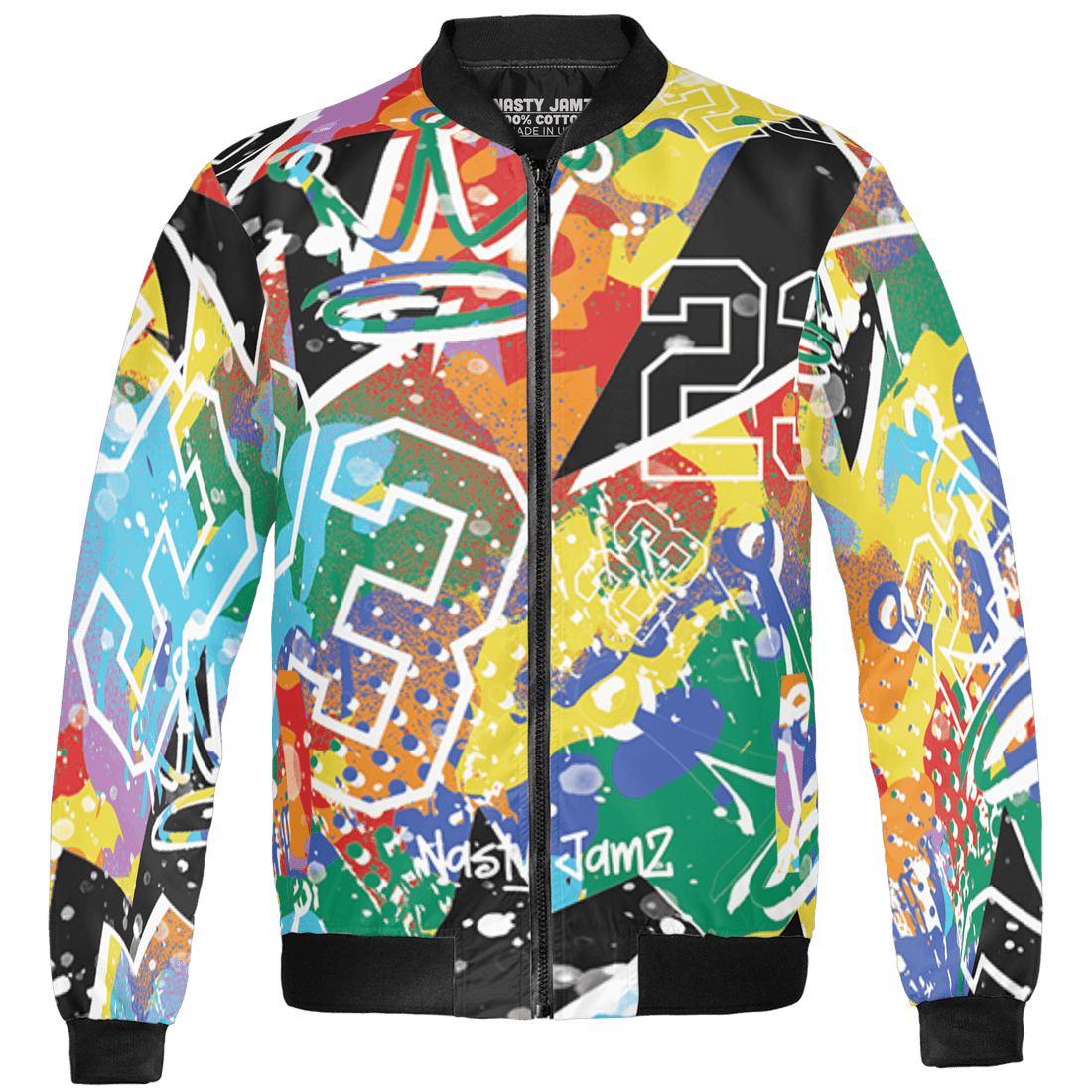Mid GS Six Championships 1s Jacket Match 23 King 3D All-Over Print Zigzag - NastyJamz