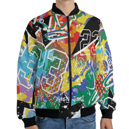 Mid GS Six Championships 1s Jacket Match 23 King 3D All-Over Print Zigzag - NastyJamz