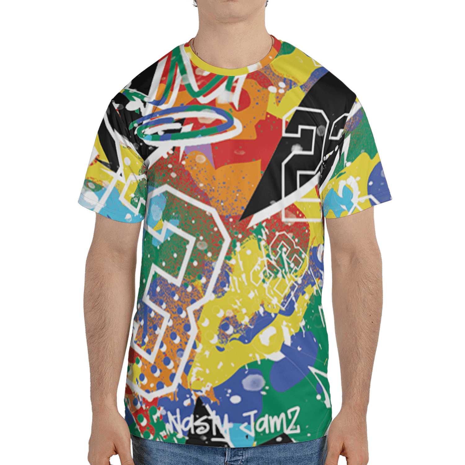 Mid GS Six Championships 1s T Shirt Match 23 King 3D All-Over Print Zigzag - NastyJamz