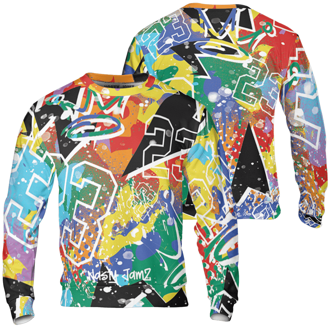 Mid GS Six Championships 1s Sweatshirt Match 23 King 3D All-Over Print Zigzag - NastyJamz