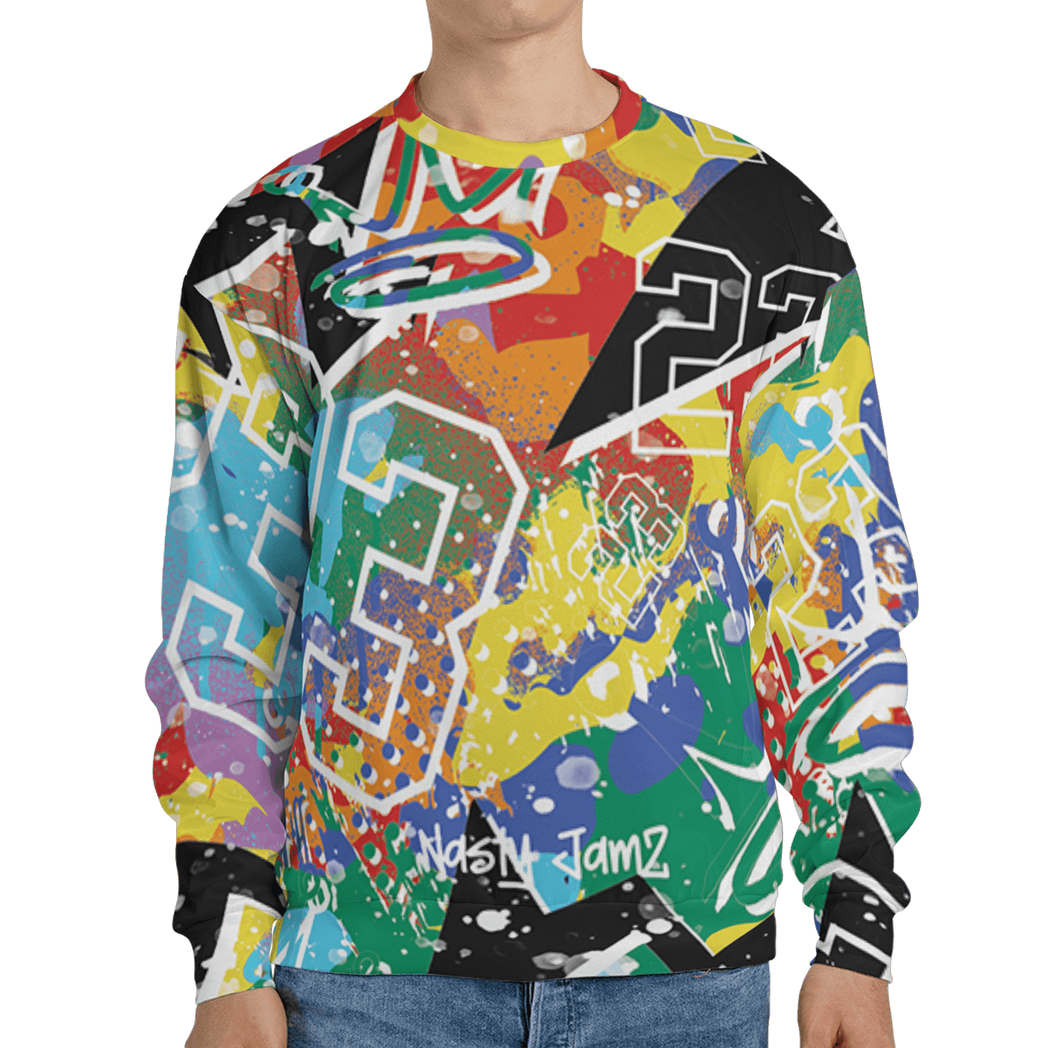 Mid GS Six Championships 1s Sweatshirt Match 23 King 3D All-Over Print Zigzag - NastyJamz