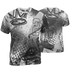 Retro High OG Black White 1s T Shirt Match 23 King 3D All-Over Print Zigzag - NastyJamz