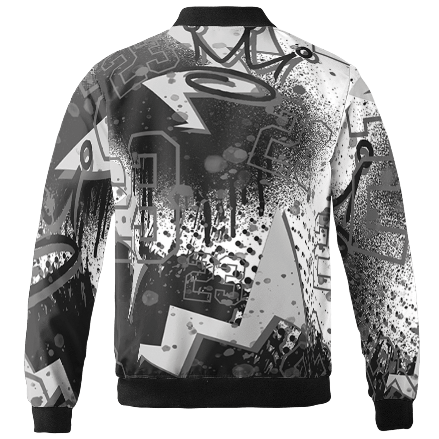 Retro High OG Black White 1s Jacket Match 23 King 3D All-Over Print Zigzag - NastyJamz