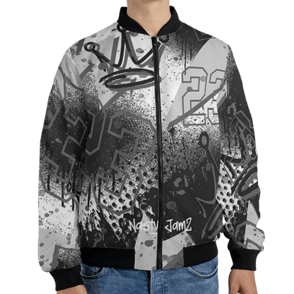 Retro High OG Black White 1s Jacket Match 23 King 3D All-Over Print Zigzag - NastyJamz