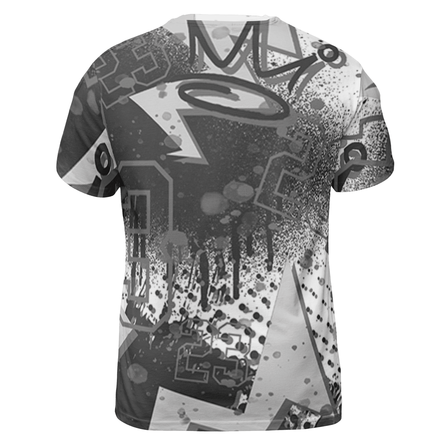 Retro High OG Black White 1s T Shirt Match 23 King 3D All-Over Print Zigzag - NastyJamz