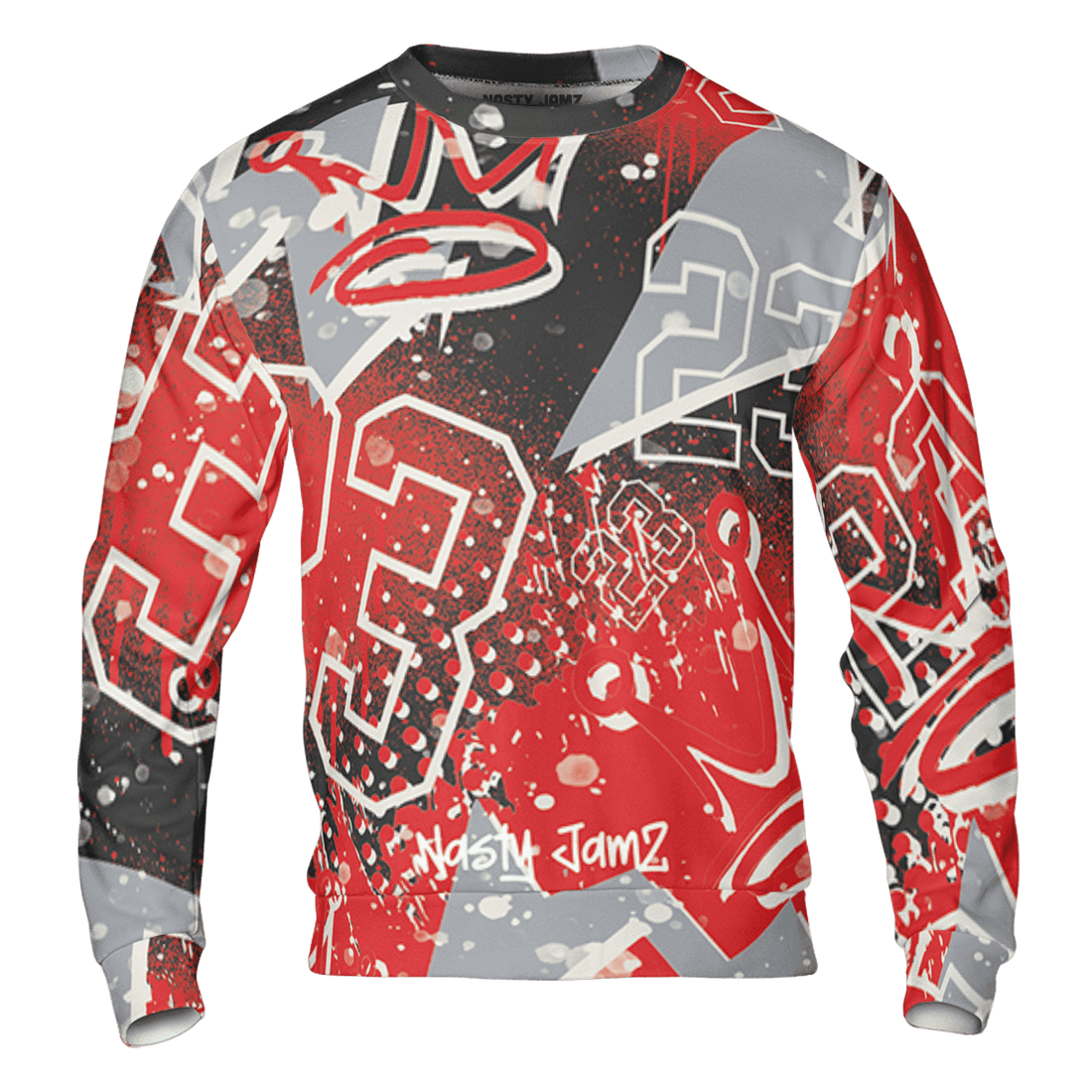 Bred Reimagined 4s Sweatshirt Match 23 King 3D All-Over Print Zigzag - NastyJamz