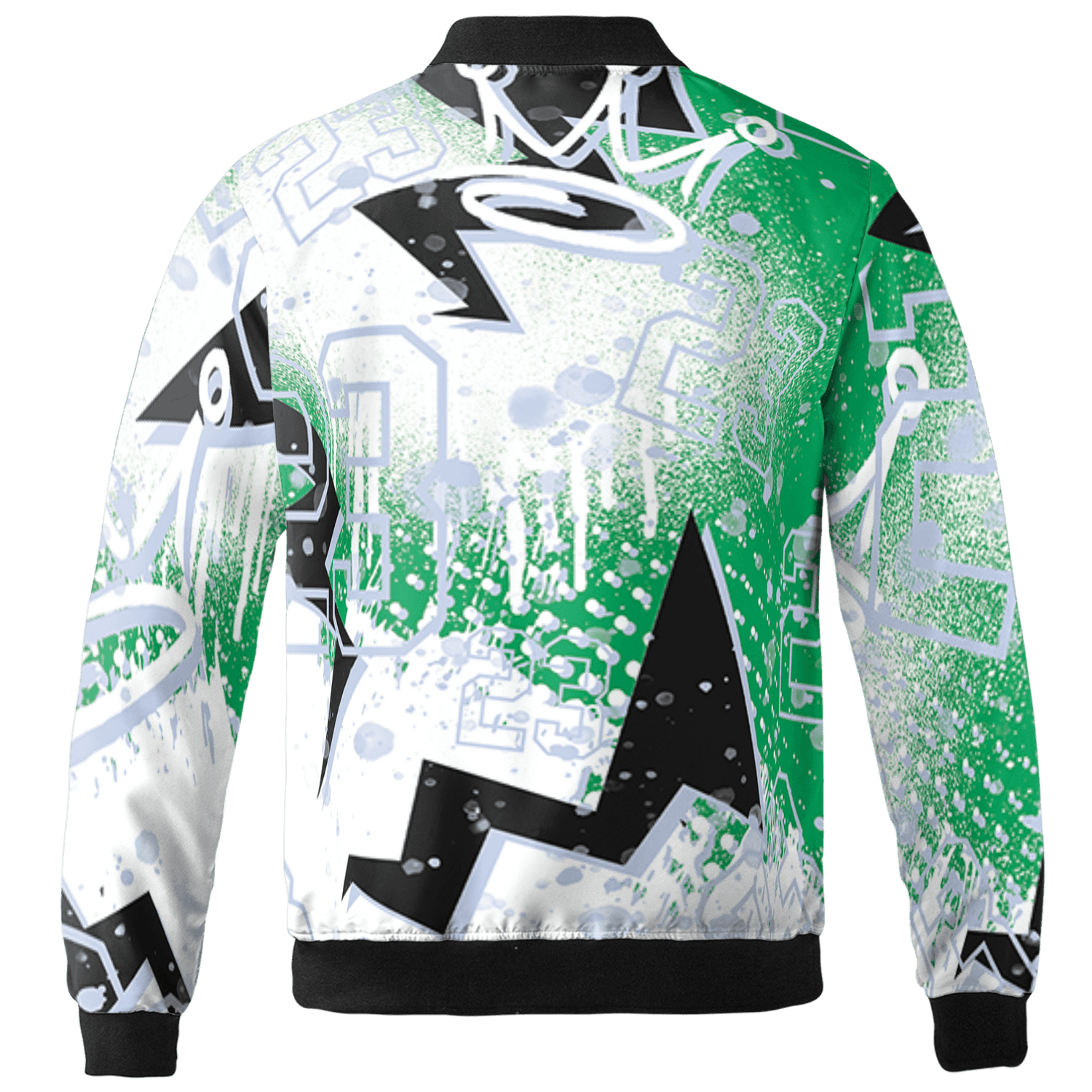 Lucky Green 5s Jacket Match 23 King 3D All-Over Print Zigzag - NastyJamz