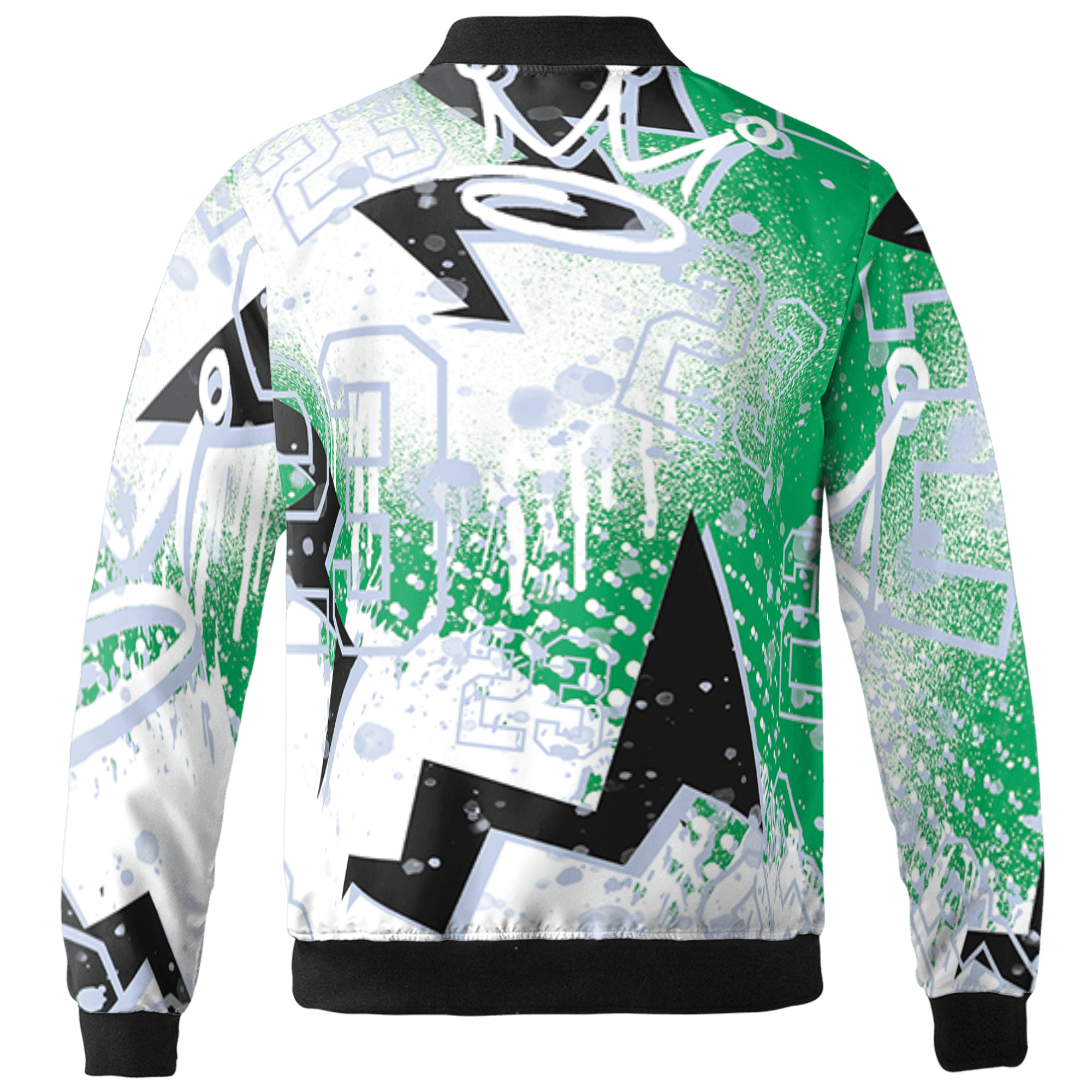 Lucky Green 5s Jacket Match 23 King 3D All-Over Print Zigzag - NastyJamz