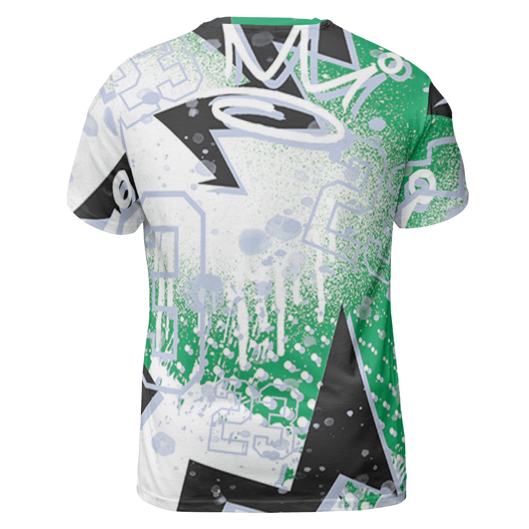 Lucky Green 5s T Shirt Match 23 King 3D All-Over Print Zigzag - NastyJamz