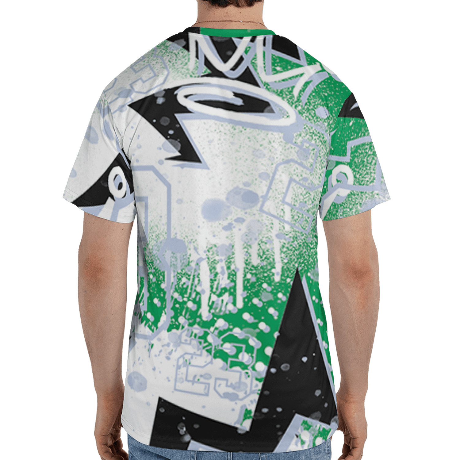 Lucky Green 5s T Shirt Match 23 King 3D All-Over Print Zigzag - NastyJamz