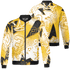 Yellow Ochre 6s Jacket Match 23 King 3D All-Over Print Zigzag - NastyJamz