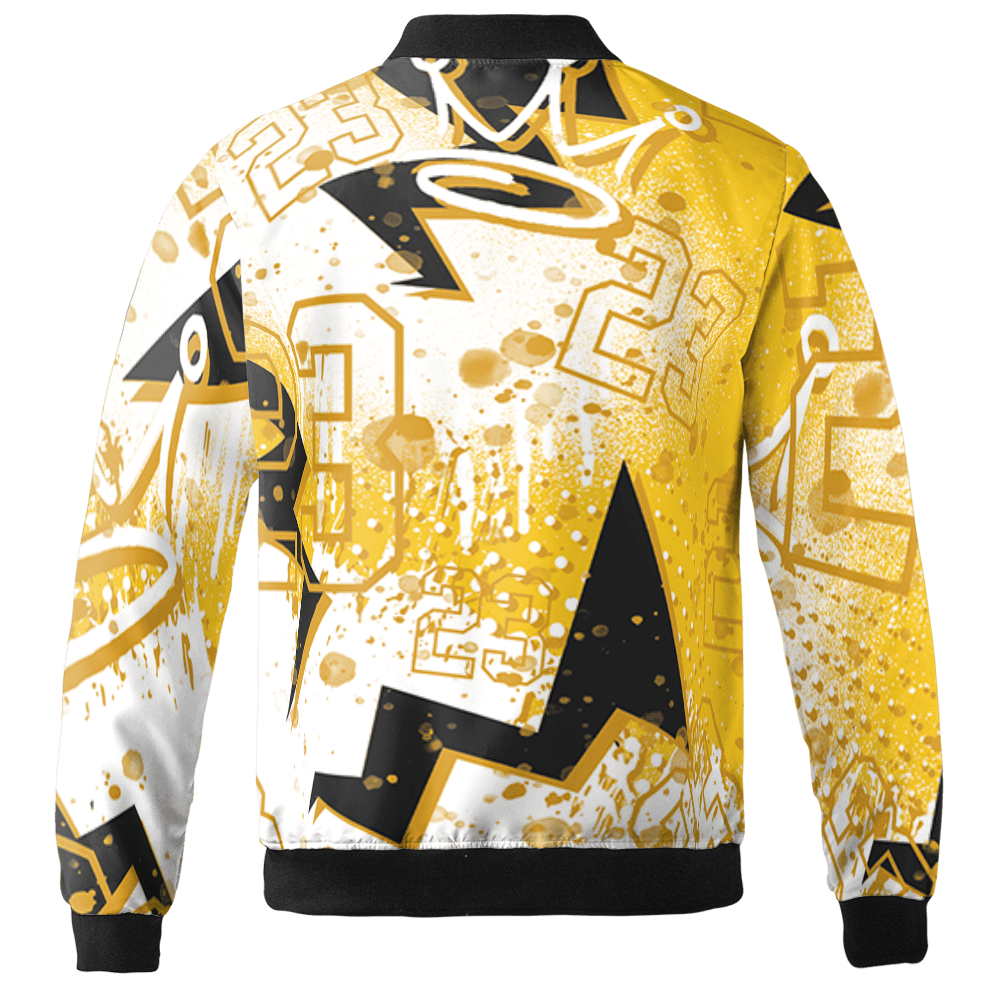 Yellow Ochre 6s Jacket Match 23 King 3D All-Over Print Zigzag - NastyJamz