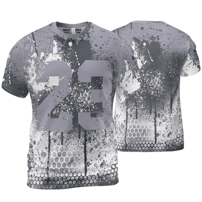 Stealth 14s T Shirt Match 23 Painted Graffiti 3D All-Over Print - NastyJamz