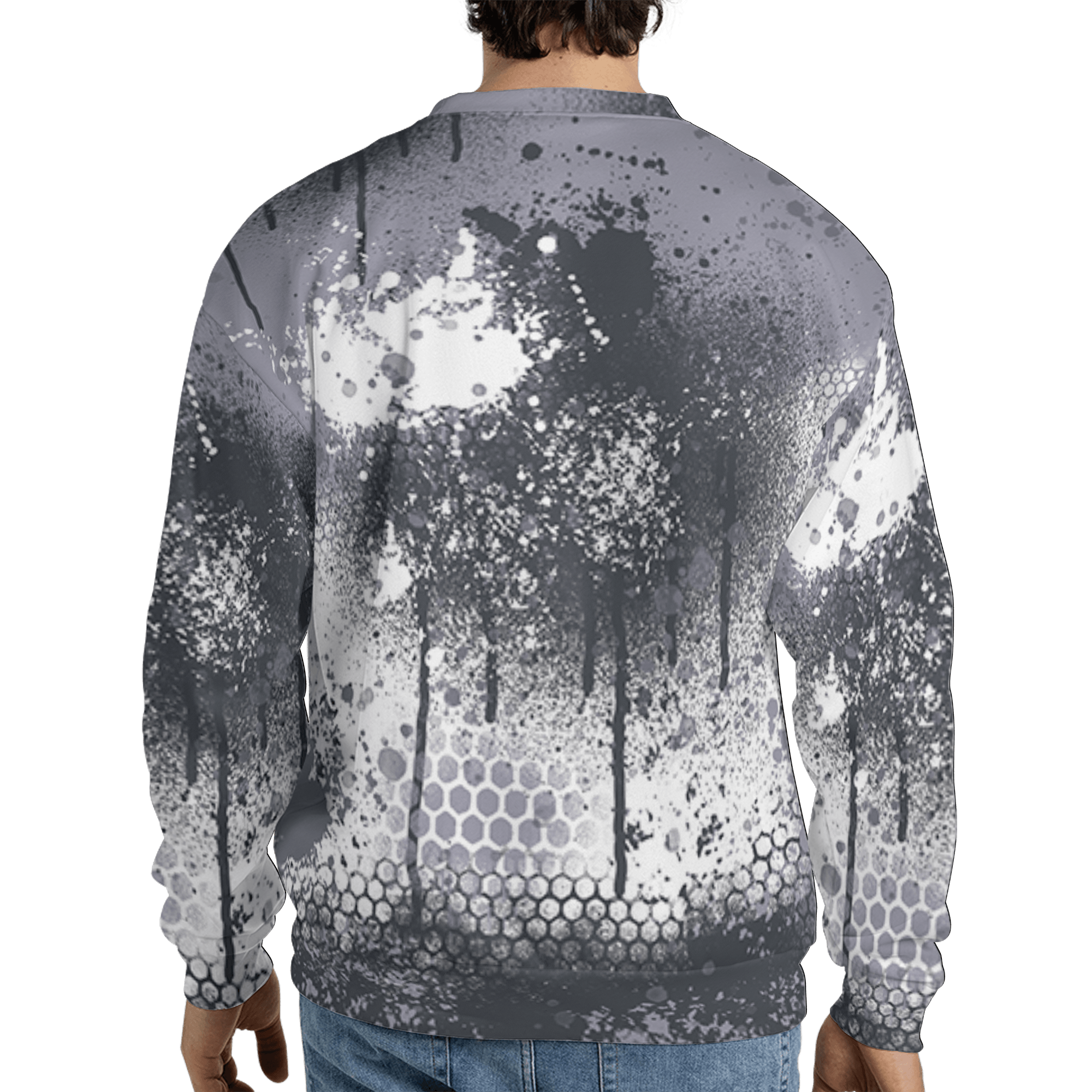 Stealth 14s Sweatshirt Match 23 Painted Graffiti 3D All-Over Print - NastyJamz