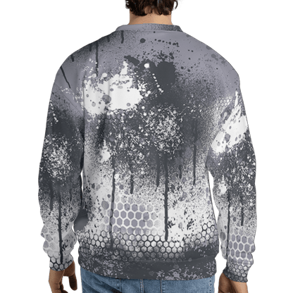 Stealth 14s Sweatshirt Match 23 Painted Graffiti 3D All-Over Print - NastyJamz