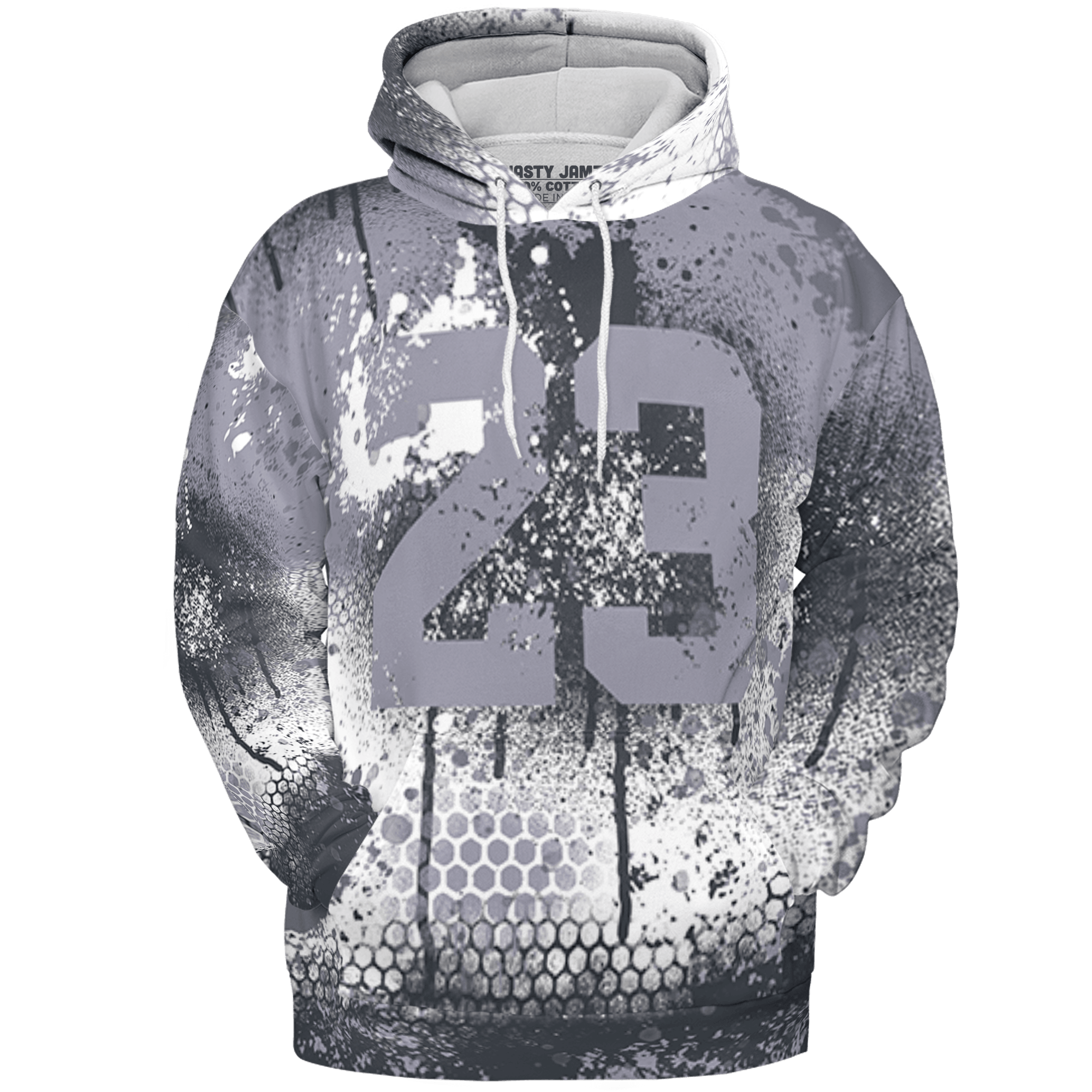 Stealth 14s Hoodie Match 23 Painted Graffiti 3D All-Over Print - NastyJamz