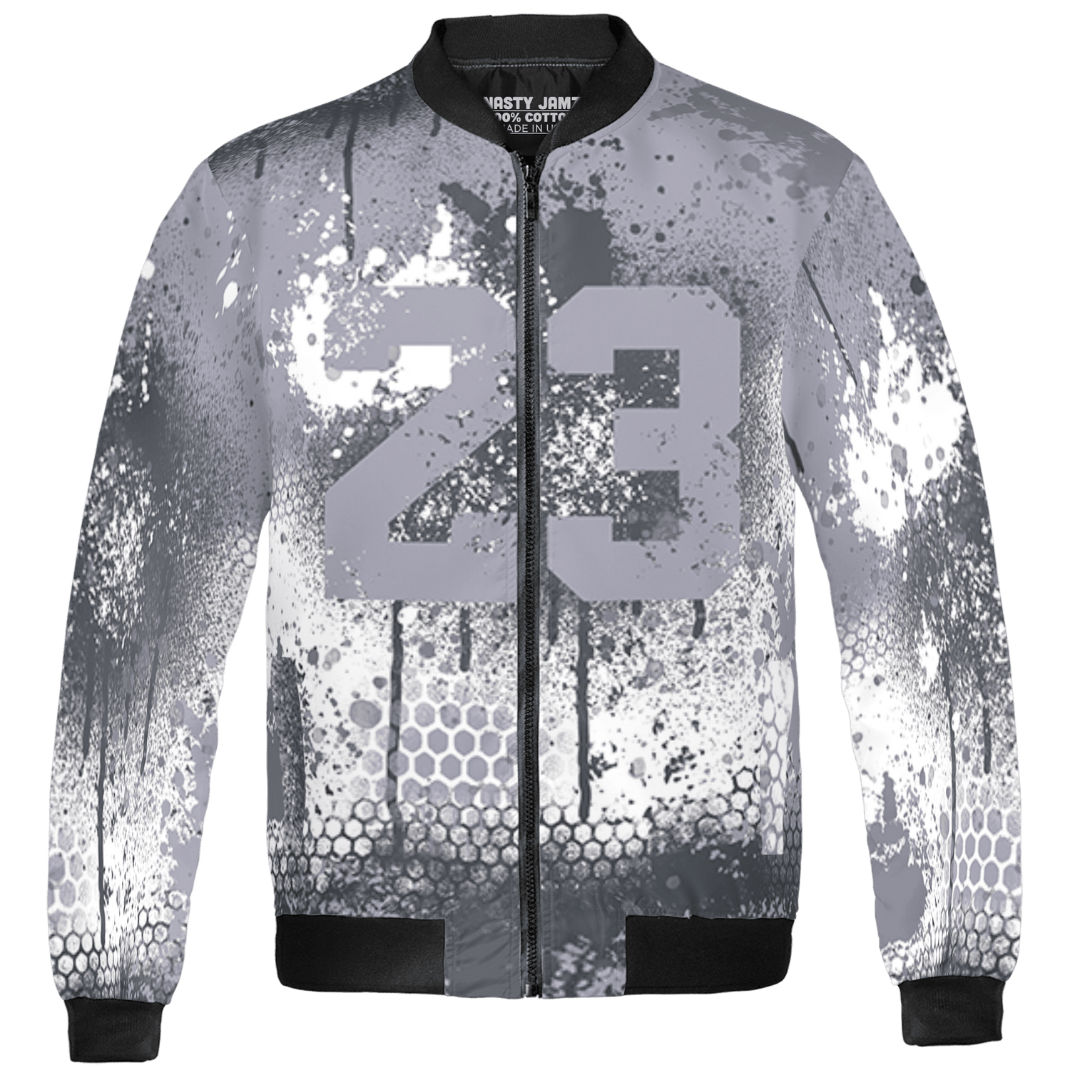 Stealth 14s Jacket Match 23 Painted Graffiti 3D All-Over Print - NastyJamz