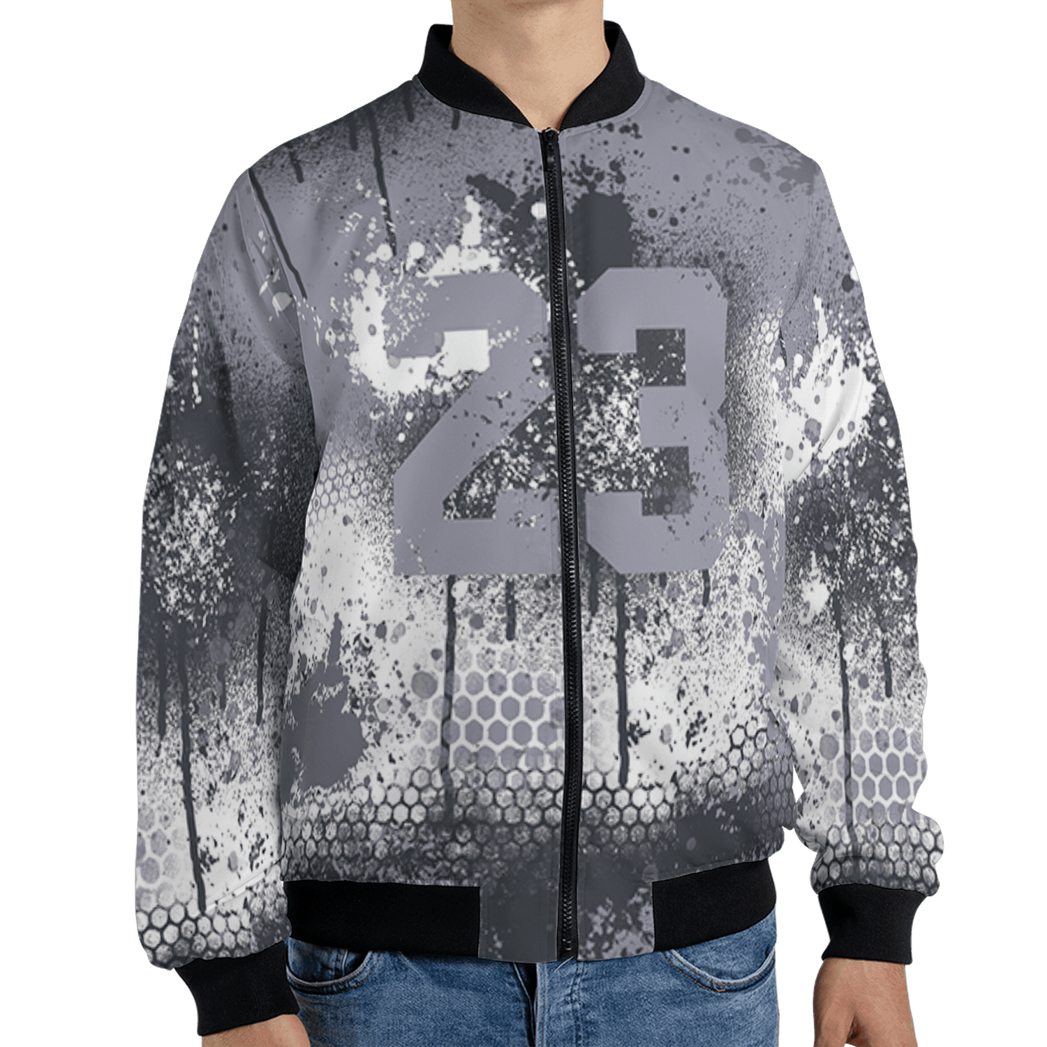 Stealth 14s Jacket Match 23 Painted Graffiti 3D All-Over Print - NastyJamz
