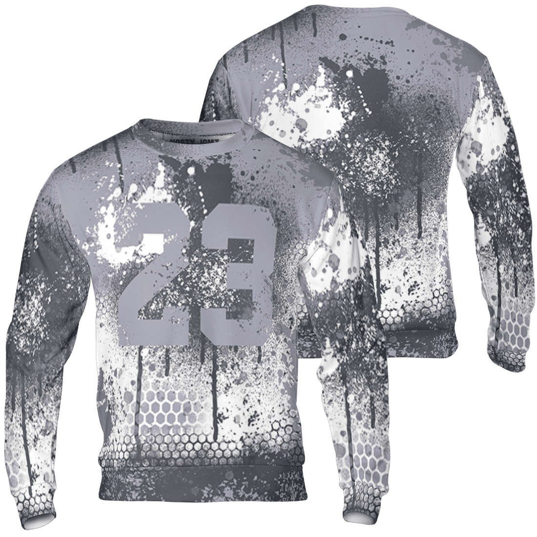 Stealth 14s Sweatshirt Match 23 Painted Graffiti 3D All-Over Print - NastyJamz