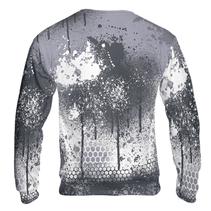 Stealth 14s Sweatshirt Match 23 Painted Graffiti 3D All-Over Print - NastyJamz
