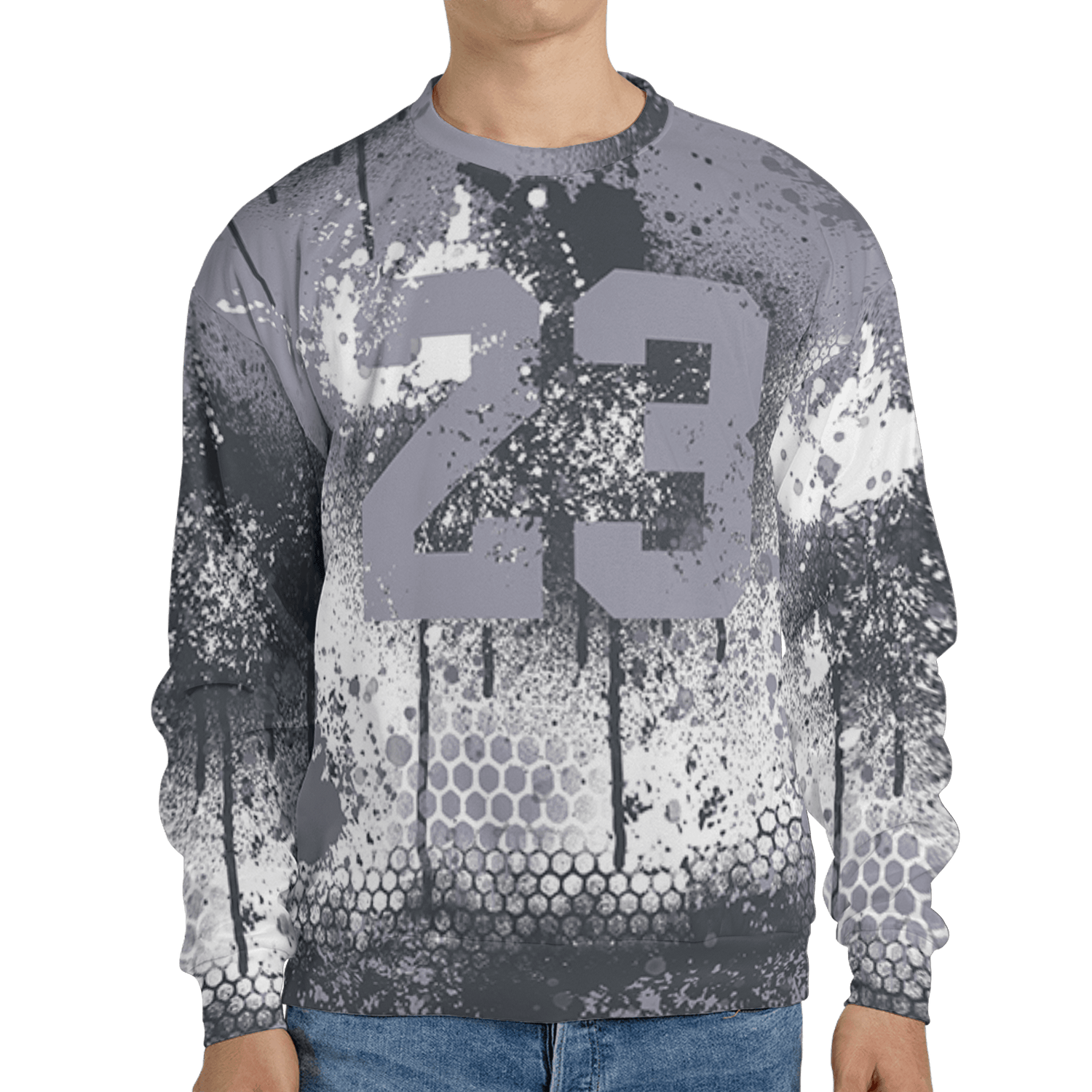 Stealth 14s Sweatshirt Match 23 Painted Graffiti 3D All-Over Print - NastyJamz