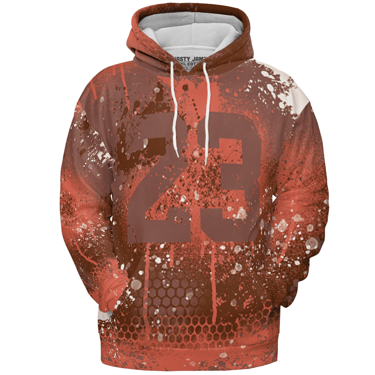 High OG Dusted Clay 1s Hoodie Match 23 Painted Graffiti 3D All-Over Print - NastyJamz