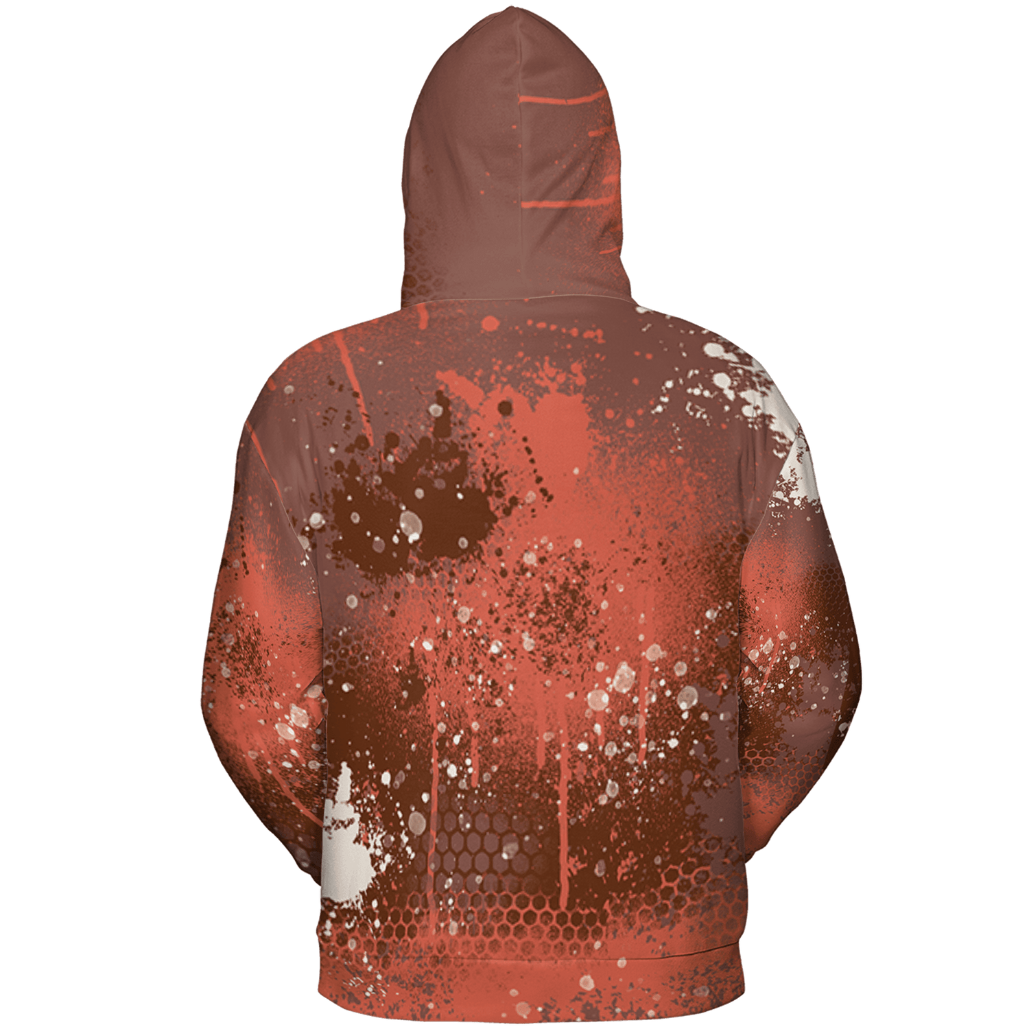 High OG Dusted Clay 1s Hoodie Match 23 Painted Graffiti 3D All-Over Print - NastyJamz