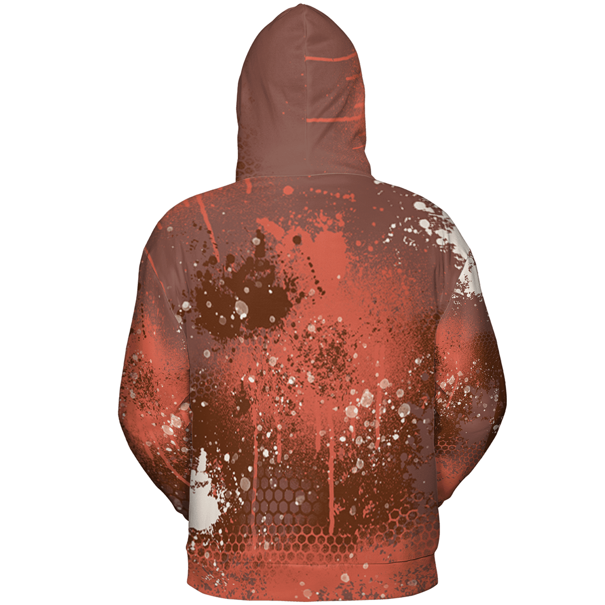 High OG Dusted Clay 1s Hoodie Match 23 Painted Graffiti 3D All-Over Print - NastyJamz