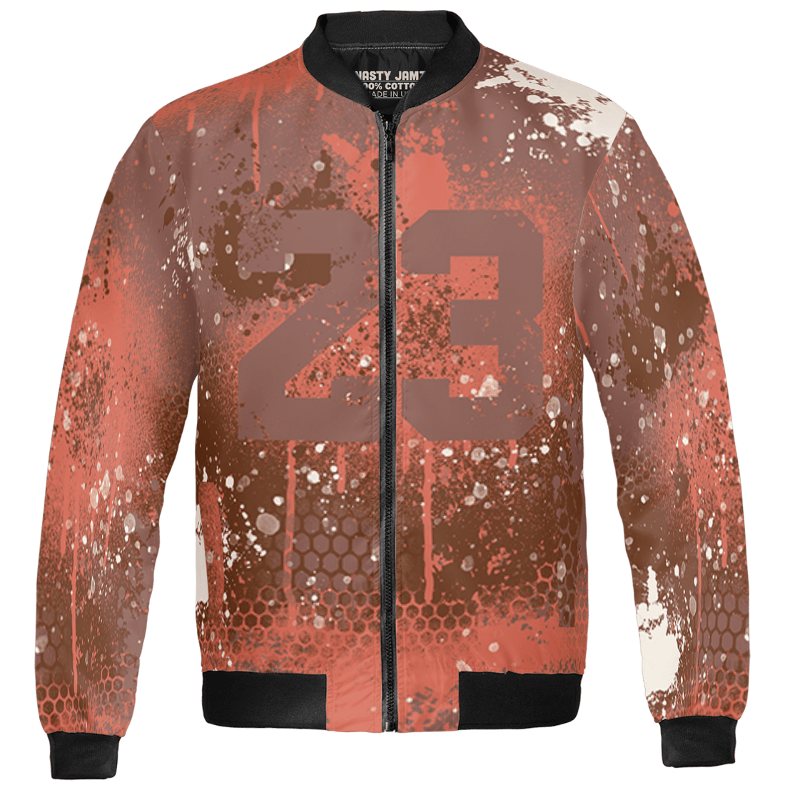 High OG Dusted Clay 1s Jacket Match 23 Painted Graffiti 3D All-Over Print - NastyJamz
