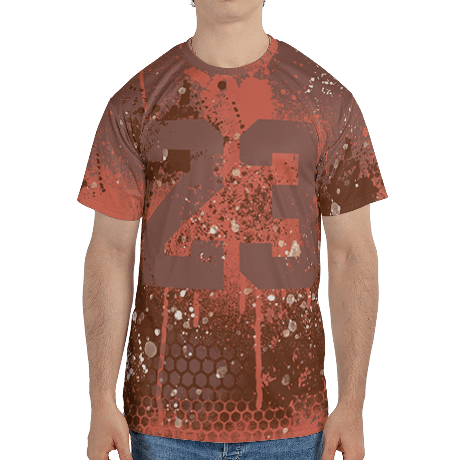 High OG Dusted Clay 1s T Shirt Match 23 Painted Graffiti 3D All-Over Print - NastyJamz