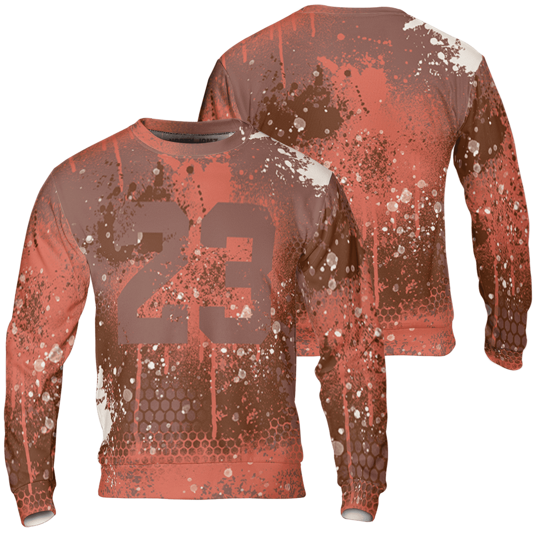 High OG Dusted Clay 1s Sweatshirt Match 23 Painted Graffiti 3D All-Over Print - NastyJamz